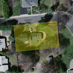 9 Stephen Pl, Newton, MA 02461 aerial view