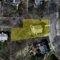 93 Woodcliff Rd, Newton, MA 02461 aerial view