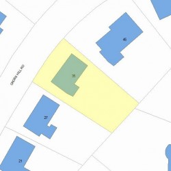 35 Cross Hill Rd, Newton, MA 02459 plot plan