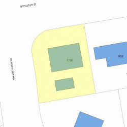 1156 Boylston St, Newton, MA 02464 plot plan