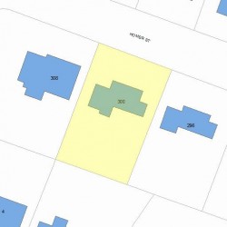 300 Homer St, Newton, MA 02459 plot plan