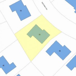 59 Deborah Rd, Newton, MA 02459 plot plan