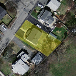 12 Mague Ave, Newton, MA 02465 aerial view