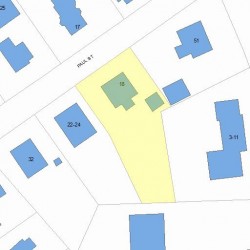 18 Paul St, Newton, MA 02459 plot plan