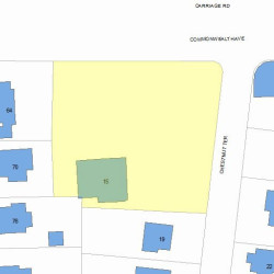 15 Chestnut Ter, Newton, MA 02459 plot plan