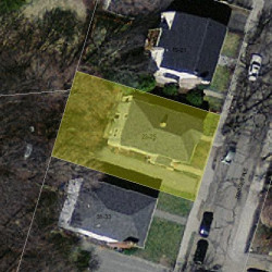 25 Bridges Ave, Newton, MA 02460 aerial view