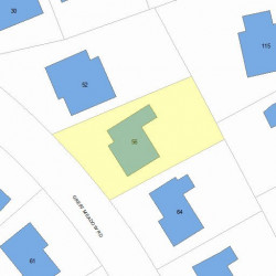 56 Great Meadow Rd, Newton, MA 02459 plot plan