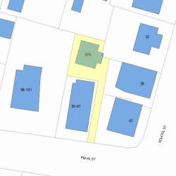 97 Pearl St, Newton, MA 02458 plot plan