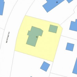 50 Metacomet Rd, Newton, MA 02468 plot plan