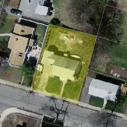 115 Westland Ave, Newton, MA 02465 aerial view