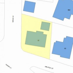 67 Grafton St, Newton, MA 02459 plot plan