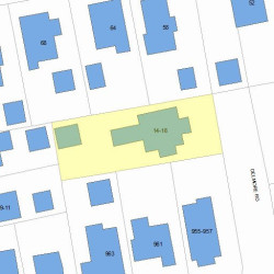 16 Delmore Rd, Newton, MA 02461 plot plan