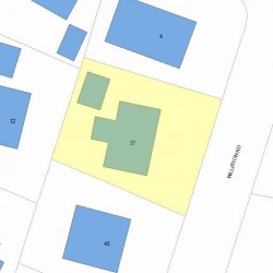 37 Williston Rd, Newton, MA 02466 plot plan