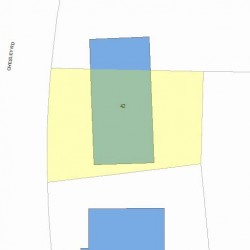 42 Chesley Rd, Newton, MA 02459 plot plan