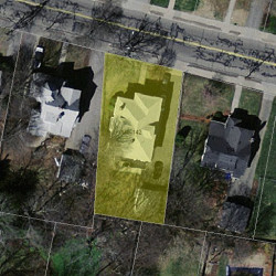 142 Crafts St, Newton, MA 02460 aerial view