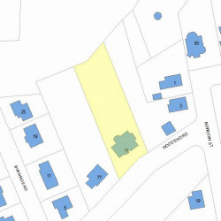 73 Wood End Rd, Newton, MA 02461 plot plan