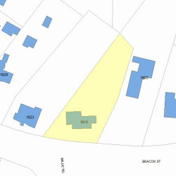 1915 Beacon St, Newton, MA 02468 plot plan