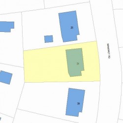 31 Manemet Rd, Newton, MA 02459 plot plan