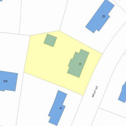 33 Risley Rd, Newton, MA 02465 plot plan