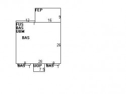 21 Lewis St, Newton, MA 02458 floor plan