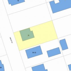 26 Dalby St, Newton, MA 02458 plot plan