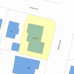 149 Waverley Ave, Newton, MA 02458 plot plan