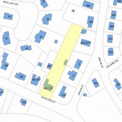 208 Concord St, Newton, MA 02462 plot plan