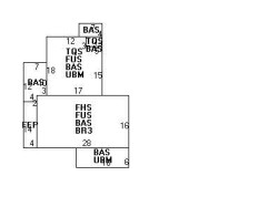 88 Hawthorn St, Newton, MA 02458 floor plan