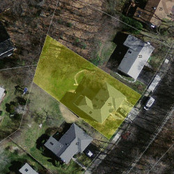 39 Wayne Rd, Newton, MA 02459 aerial view