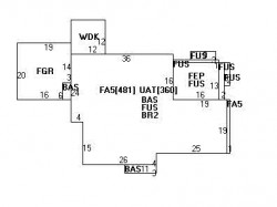 34 Somerset Rd, Newton, MA 02465 floor plan