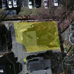 17 Highland Park, Newton, MA 02460 aerial view