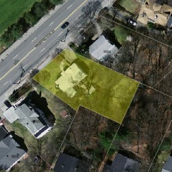 1890 Washington St, Newton, MA 02466 aerial view