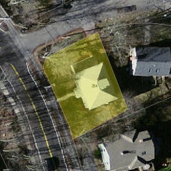 254 Langley Rd, Newton, MA 02459 aerial view