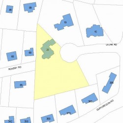20 Laura Rd, Newton, MA 02468 plot plan