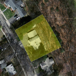 50 Quinobequin Rd, Newton, MA 02462 aerial view