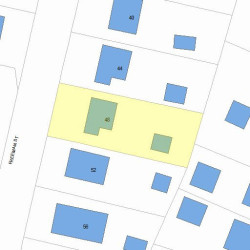 48 Freeman St, Newton, MA 02466 plot plan