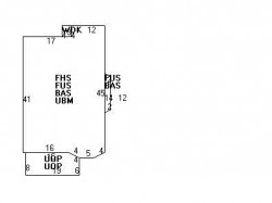 912 Chestnut St, Newton, MA 02468 floor plan