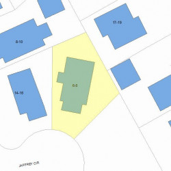 8 Jaffrey Cir, Newton, MA 02468 plot plan