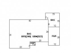 51 Albemarle Rd, Newton, MA 02460 floor plan