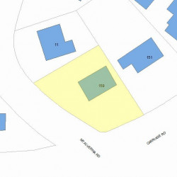 159 Commonwealth Ave, Newton, MA 02459 plot plan