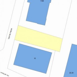 1196 Centre St, Newton, MA 02459 plot plan