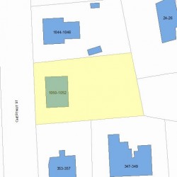 1050 Chestnut St, Newton, MA 02464 plot plan