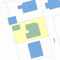 6 Briar Ln, Newton, MA 02460 plot plan