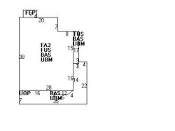 261 Homer St, Newton, MA 02459 floor plan