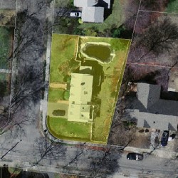 84 Judith Rd, Newton, MA 02459 aerial view