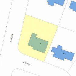 4 Judith Rd, Newton, MA 02459 plot plan