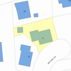 30 Gray Birch Ter, Newton, MA 02460 plot plan