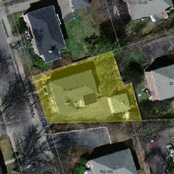 98 Withington Rd, Newton, MA 02460 aerial view