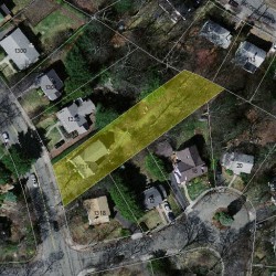 1314 Walnut St, Newton, MA 02461 aerial view