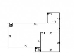 55 Goddard St, Newton, MA 02461 floor plan